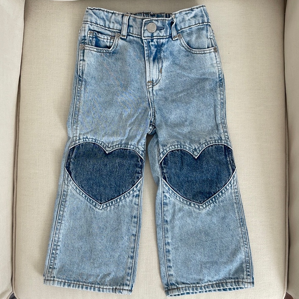 Baby GAP Heart Pull-On Stride Jeans